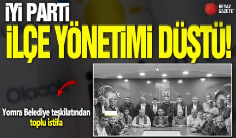 İYİ Parti Yomra ilçe teşkilatında yönetim düşüren toplu istifa!