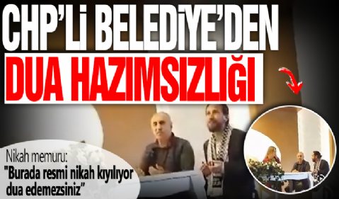 İzmir Karşıyaka'da duaya nikah memuru engeli: 'Dua edemezsiniz'