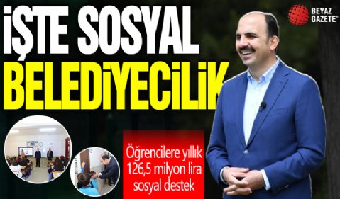 Sosyal belediyecilik Başkan Altay'ın işi: Sessiz sedasız öğrencilere yıllık 126,5 milyon destek