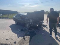 Tekirdag'da Yolcu Minibüsü Otomobille Çarpisti Açiklamasi 3 Yarali