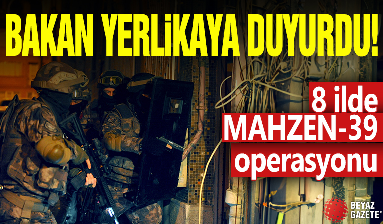 Ali Yerlikaya duyurdu! MAHZEN-39 operasyonunda 33 şüpheli yakalandı