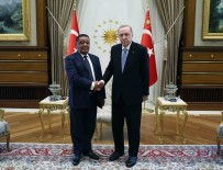 Cumhurbaskani Erdogan, Eski Etiyopya Cumhurbaskani Wirtu Ve Etiyopya Disisleri Bakani Taye Atske Selassie Ile Görüstü Haberi