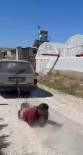 Köpegine Zarar Veren Adami Otomobile Baglayip Sürükleyen Kisi Serbest Birakildi