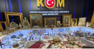 Ankara polisinin dikkati 1120 tarihi eseri yakalanmasını sağladı