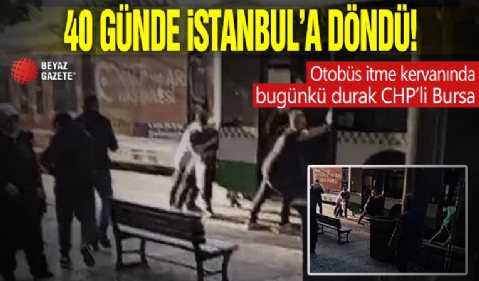 Bursa’yı 40 günde İstanbul’a çevirdi! Otobüs itme kervanına Bursa’da katıldı