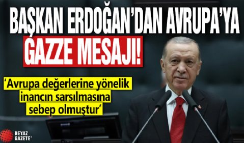 Cumhurbaşkanı Erdoğan'dan Avrupa Günü mesajı