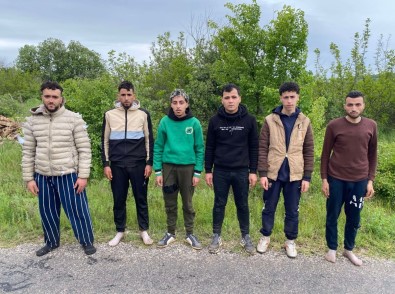 Edirne'de 6 Kaçak Göçmen Jandarmadan Kaçamadi