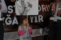 Ankara Filistin Dayanisma Platformu'ndan Israil'in Refah'a Gerçeklestirdigi Saldirilara Protesto Yürüyüsü