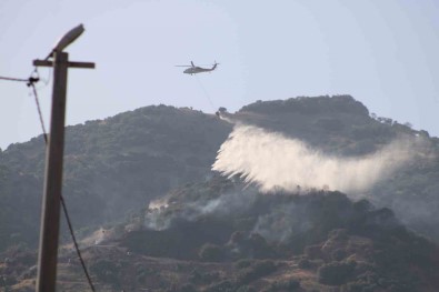 Kaynaktan Çikan Kivilcim 50 Dönüm Araziyi Yakti