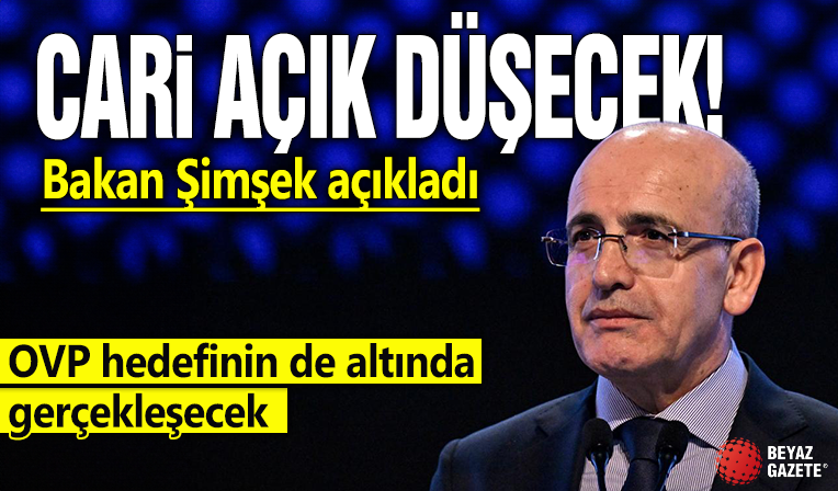 Cari açık düşecek! Bakan Şimşek açıkladı: OVP hedefinin de altında gerçekleşecek