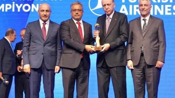 THY'ye 2023 yılının ihracat şampiyonu ödülü