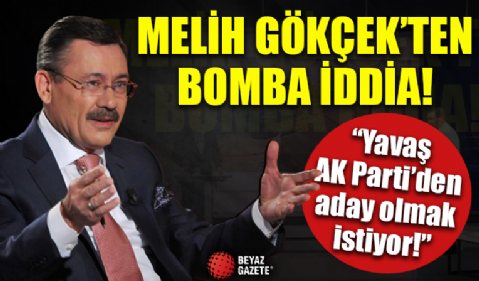 Melih Gökçek'ten canlı yayında bomba iddia! Mansur Yavaş AK Parti'den aday olmak istiyor.