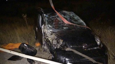 Takla Atan Araçtan Firlayarak Agir Yaralanan 22 Yasindaki Sürücü Hayatini Kaybetti