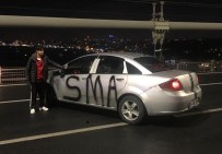 15 Temmuz Sehitler Köprüsü'nde Süpheli Araç Panigi