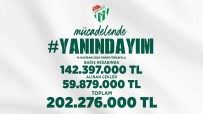 Bursaspor'un 'Yanindayim' Kampanyasina 202 Milyon TL Bagis Yapildi