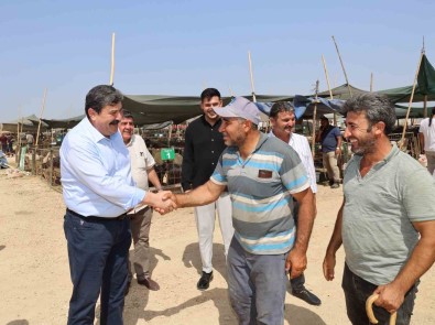 Baskan Yildiz, Kurban Satis Alanlarini Ziyaret Etti