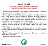Sinop'ta 1 Günlük Deniz Yasagi Haberi