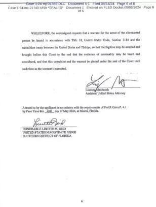 İşte Eylem Tok ile Timur Cihantimur’u yakalatan dilekçe: ABD’li savcı işi sıkı tutmuş!