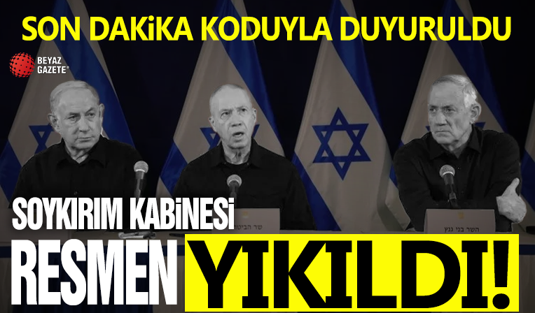 İsrail basını duyurdu! Katil Netanyahu, savaş kabinesini feshetti