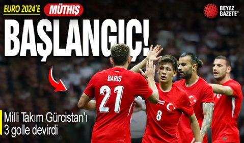 A Milli Takım EURO 2024’e galibiyetle başladı! İlk maçta Gürcistan’ı 3 golle yendik