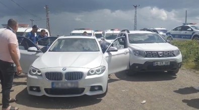 Kars'ta Polisin Dur Ihtarina Uymayan Sürücü Takip Sonucu Yakalandi