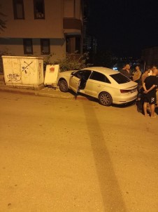 'Dur' Ihtiarina Uymayarak Kaçan Sürücü Kaza Yapinca Yakalandi