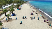 Kusadasi'nda Kurban Bayrami Tatilinin Ilk 5 Gününde 1645 Ton Çöp Toplandi