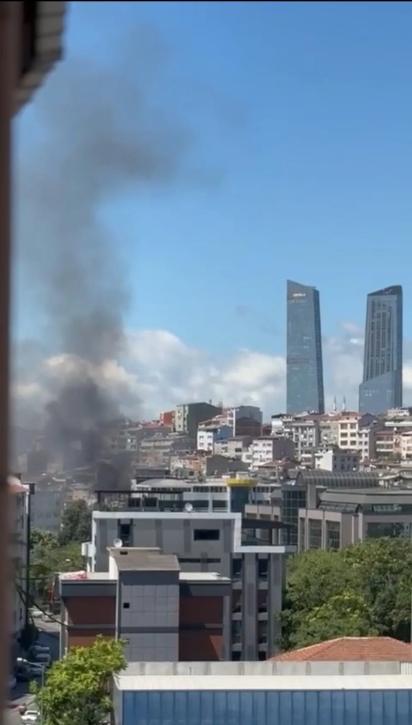 İstanbul'da korkutan yangın! Otluk alanda...