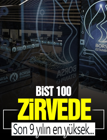 BIST 100 zirvede! Yüzde 39,23 değer kazandı: Son 9 yılın en yüksek...