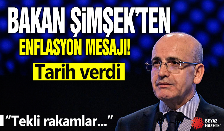 Bakan Mehmet Şimşek'ten enflasyon açıklaması: O tarihte tekli rakamlar görülecek