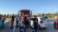 Karaman'da Otomobil Ile Çarpisan Kamyonet Devrildi Açiklamasi 1 Yarali Haberi