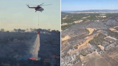 Çanakkale'nin ciğerleri yandı: Tam 952 futbol sahası büyüklüğünde alan küle döndü