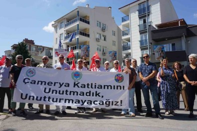 Çamerya Katliami Unutulmadi Açiklamasi Yunanistan'in Edirne Konsoloslugu Önüne Siyah Çelenk Birakildi