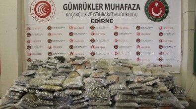 Kapikule'de 635 Kilo Esrar Ele Geçirildi