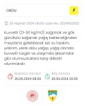 Meteoroloji'den Ordu Için Sari Uyari Haberi