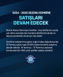 Adana Demirspor, 2024-2025 Sezonu Kombine Satisini Uzatti