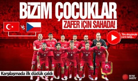 Canlı anlatım: Çekya Türkiye maçı