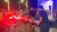 Otomobile Çarpmamak Için Manevra Yapan Motosikletli Yaralandi Haberi