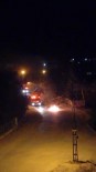 Husumetlisinin Motosikletini Yakti