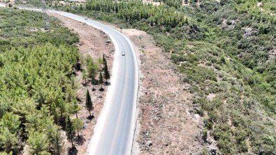 Mugla Orman Isletme Müdürlügü Yol Kenari Temizlik Çalismalarina Devam Ediyor