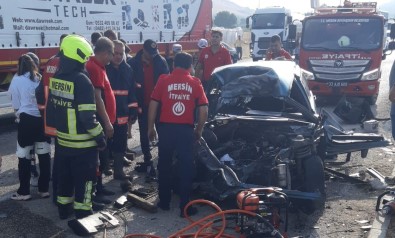 Mersin'de Otobüslerin Karistigi Zincirleme Kaza Açiklamasi 2 Ölü, 35 Yarali