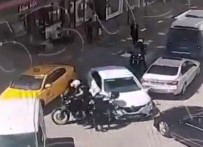 'Dur' Ihtarina Uymayan Otomobilin Çarptigi Polis Yaralandi