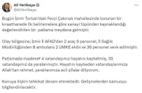 Bakan Yerlikaya Açiklamasi '(Izmir'deki) Patlamada Maalesef 4 Vatandasimiz Hayatini Kaybetti'