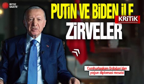 Başkan Erdoğan'dan diplomasi atağı! Peş peşe kritik zirveler: Putin ve Biden ile görüşecek