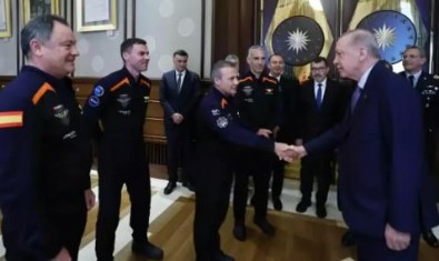 Başkan Erdoğan, Ax-3 Uzay Misyonu mürettebatını kabul etti