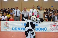 Denizli'de 500 Ögrenci Süt Senliginde Bulustu
