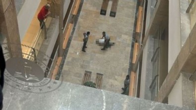 Adliyede dehşet! 3. kattan kendini attı!