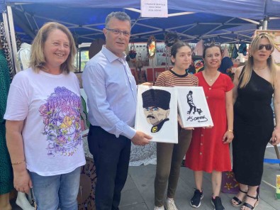 Bir Yillik Emeklerini Sergilediler