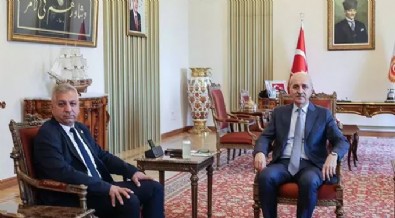 TBMM Başkanı Kurtulmuş, Baş ve Aslan ile görüştü