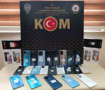 Bolu'da Kaçak Telefon Operasyonu